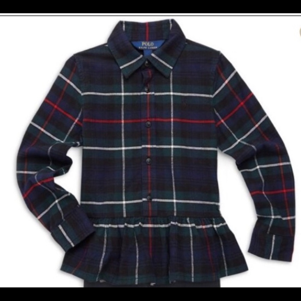 💚Ralph Lauren toddler peplum Top💚